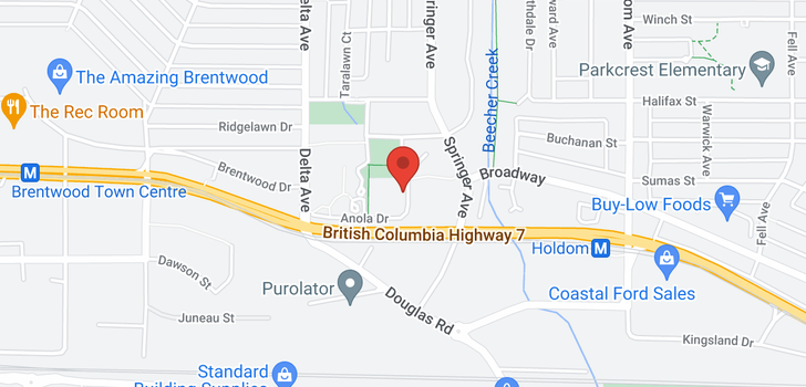 map of 704 2060 BELLWOOD AVENUE
